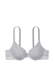 Victoria's Secret Grey Heather Demi Lightly Lined Bra - Image 3 of 3
