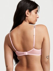 Victoria's Secret Angel Pink Lace Push Up Bra - Image 2 of 4