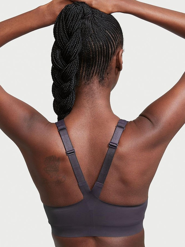 Victoria's Secret Grey Onyx Smooth Front Fastening Wired High Impact Sports Bra - Image 2 of 4