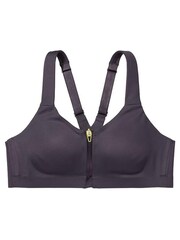 Victoria's Secret Grey Onyx Smooth Front Fastening Wired High Impact Sports Bra - Image 3 of 4