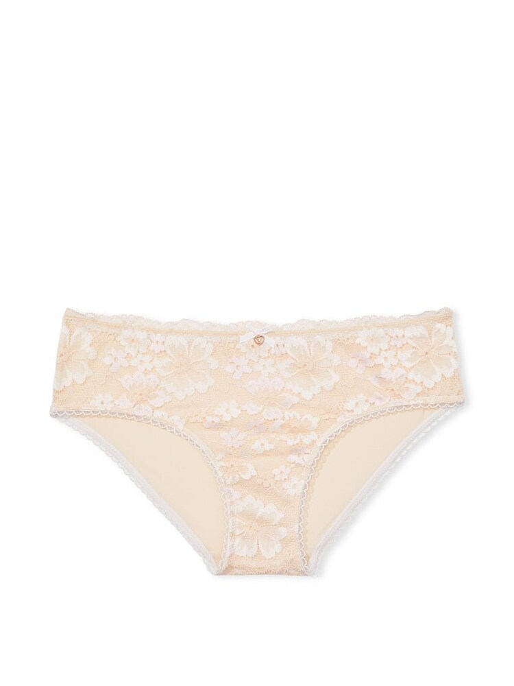 Victoria's Secret Champagne Nude Lace Hipster Knickers - Image 3 of 3