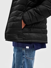 Gap Black Lightweight Puffer Jacket (4-13yrs) - Image 3 of 4