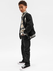Gap Black Varsity Logo Jacket (4-13yrs) - Image 3 of 8