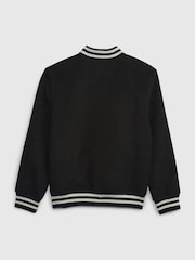 Gap Black Varsity Logo Jacket (4-13yrs) - Image 7 of 8
