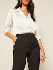 Friends Like These Black Tailored Ankle Grazer Trousers - Image 2 of 4