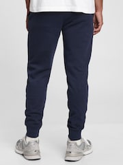 Gap Navy Blue Logo Fleece-Lined Slim Fit Joggers - Image 3 of 5
