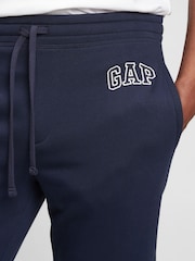 Gap Navy Blue Logo Fleece-Lined Slim Fit Joggers - Image 5 of 5