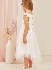 Lipsy Ivory Flower Girl Mini Dress - Image 3 of 4