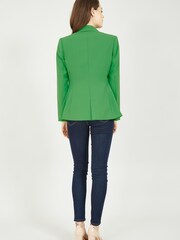 Yumi Green Blazer With Contrast Stripe Lining - Image 3 of 4