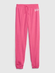 Gap Pink French Terry Logo Joggers - Image 1 of 2