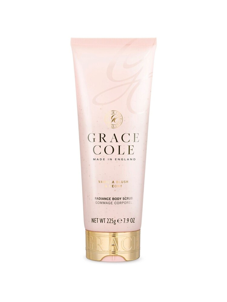 Grace Cole Vanilla Blush & Peony Body Scrub 225g - Image 1 of 1 Grace Cole Vanilla Blush & Peony Body Scrub 225g - Image 1 of 1
