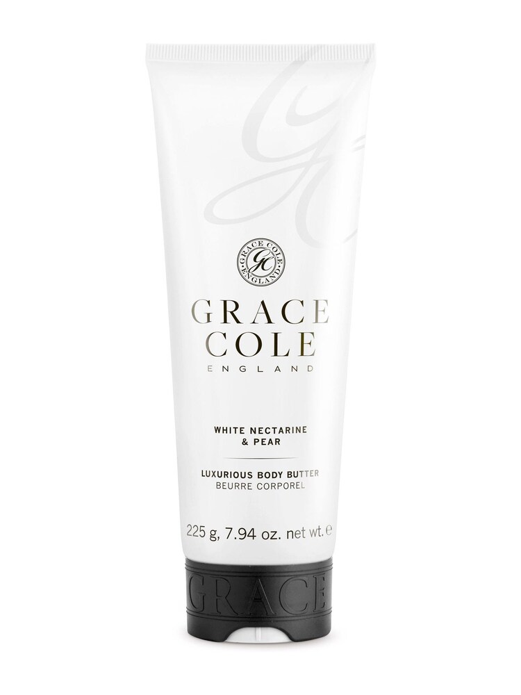 Grace Cole White Nectarine & Pear Body Butter 225g - Image 1 of 2 Grace Cole White Nectarine & Pear Body Butter 225g - Image 1 of 2