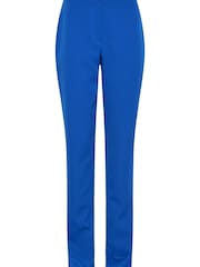 Long Tall Sally Blue Scuba Slim Leg Trouser - Image 4 of 4