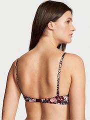 Victoria's Secret Kir Red Animal Floral Smooth Lightly Lined T-Shirt Bra - Image 2 of 3