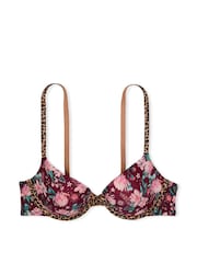Victoria's Secret Kir Red Animal Floral Smooth Lightly Lined T-Shirt Bra - Image 3 of 3