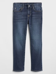 Gap Mid Wash Blue Straight Fit Stretch Jeans (5-13yrs) - Image 2 of 5