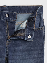 Gap Mid Wash Blue Straight Fit Stretch Jeans (5-13yrs) - Image 4 of 5