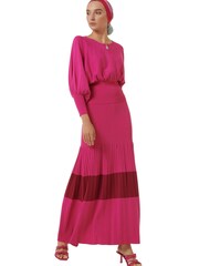 leem Pink Balloon Sleeves Front Zip Top - Image 1 of 5