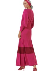 leem Pink Balloon Sleeves Front Zip Top - Image 3 of 5