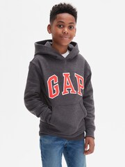 Gap Gray Logo Hoodie (4-13yrs) - Image 1 of 2
