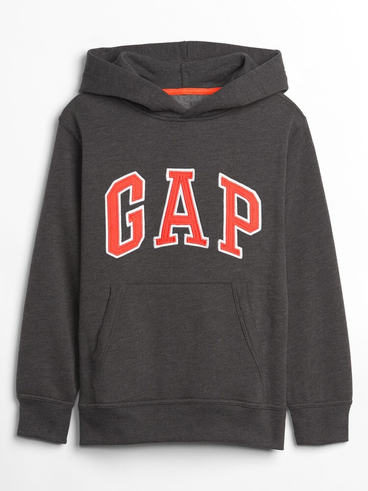 Gap Gray Logo Hoodie (4-13yrs) - Image 2 of 2