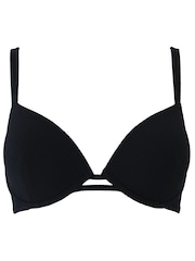 Pour Moi Black Cali Recycled Underwired Padded Top - Image 4 of 5