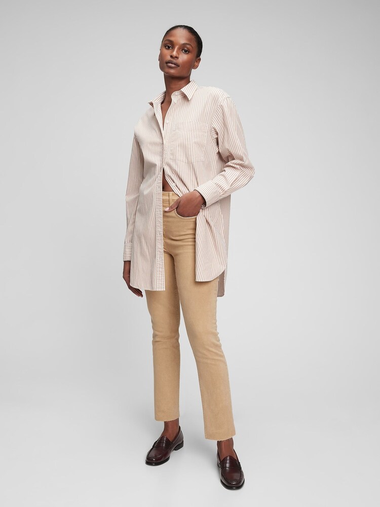 Gap Brown High Waisted Slim Fit Vintage Jeans - Image 1 of 6 Gap Brown High Waisted Slim Fit Vintage Jeans - Image 1 of 6