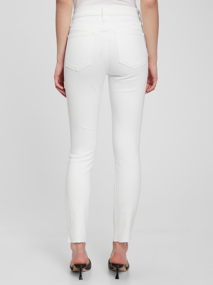 Gap White High Rise True Skinny Jeans - Image 2 of 5
