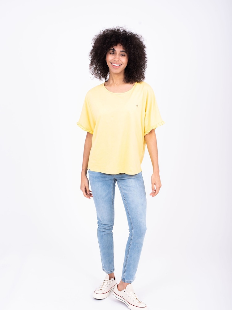 Brakeburn Yellow Valeria Yellow T-Shirt - Image 1 of 4 Brakeburn Yellow Valeria Yellow T-Shirt - Image 1 of 4
