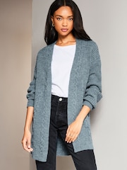 Chambray moder - Lipsy progasto pletena jopica Lipsy - Slika 1 iz 4