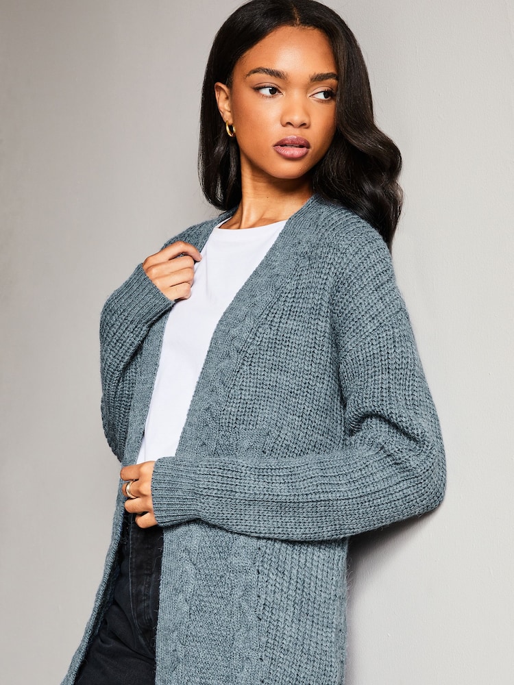 Chambray moder - Lipsy progasto pletena jopica Lipsy - Slika 4 iz 4