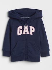 Sudadera con capucha, cremallera y logo de Gap (recién nacido - 5 años) - Imagen 1 de 1