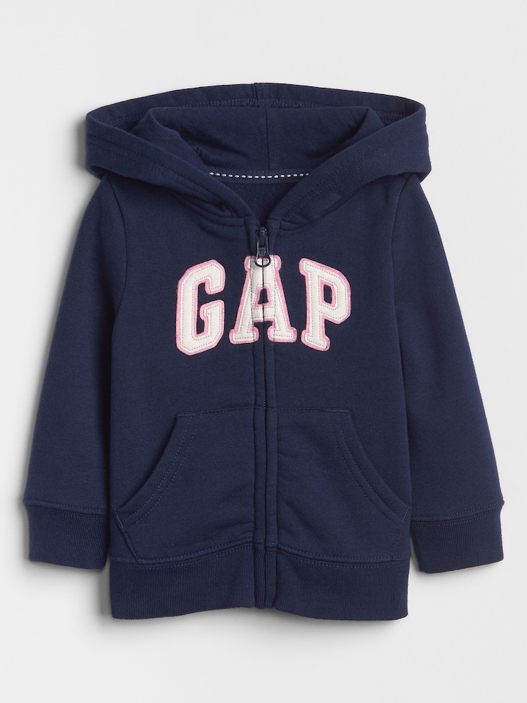 Sudadera con capucha, cremallera y logo de Gap (recién nacido - 5 años) - Imagen 1 de 1
