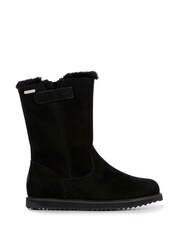 EMU Australia Black Waterproof Suede Calf Boot With Sheepskin Lining - Image 1 of 5