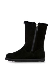 EMU Australia Black Waterproof Suede Calf Boot With Sheepskin Lining - Image 2 of 5