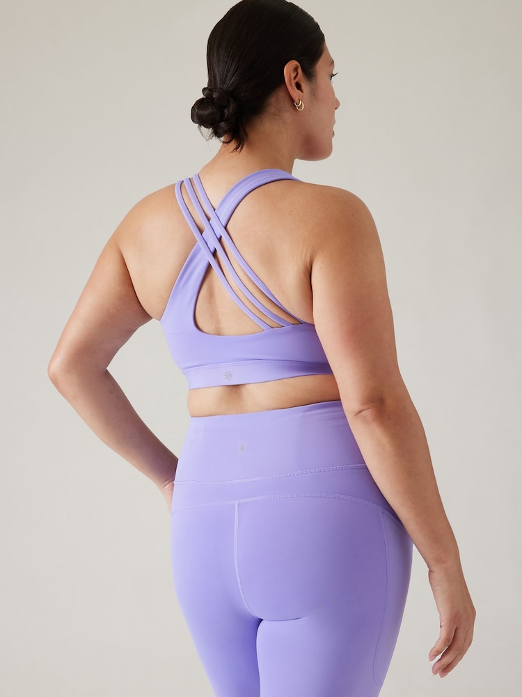 Athleta Purple Train Free Medium Impact Sports Bra - Image 2 of 5