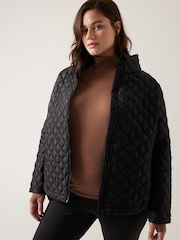 Athleta Black Whisper Featherless Jacket - Image 3 of 5