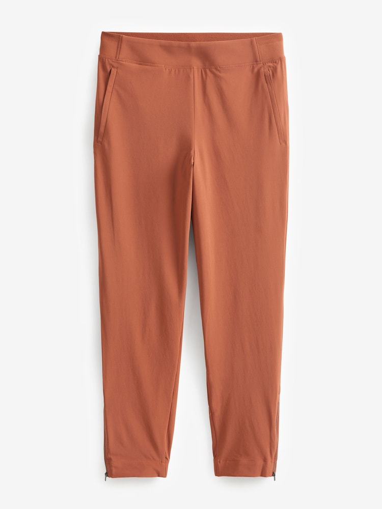 Athleta Brown Brooklyn Mid Rise Featherweight Joggers - Image 1 of 3