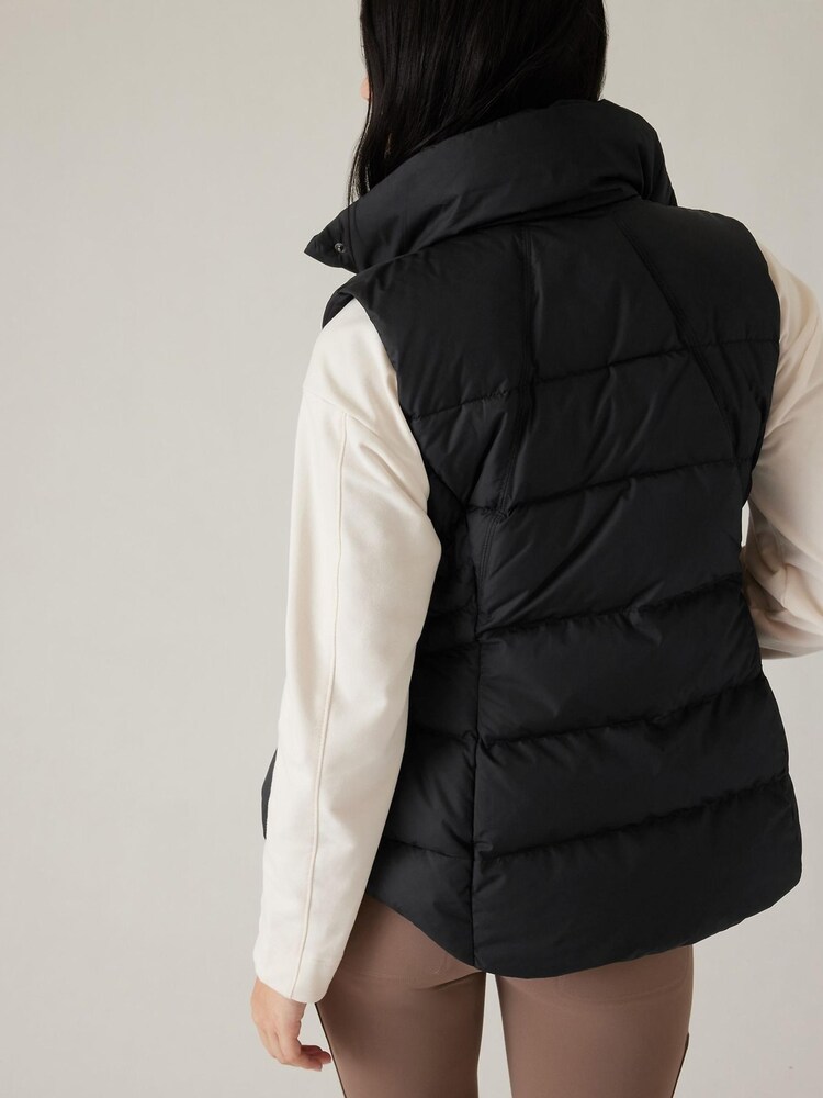 Athleta Black Downtown Padded Gilet - Image 2 of 5