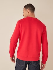 Gap Red Original Logo Crew Neck Jumper - Image 2 of 4
