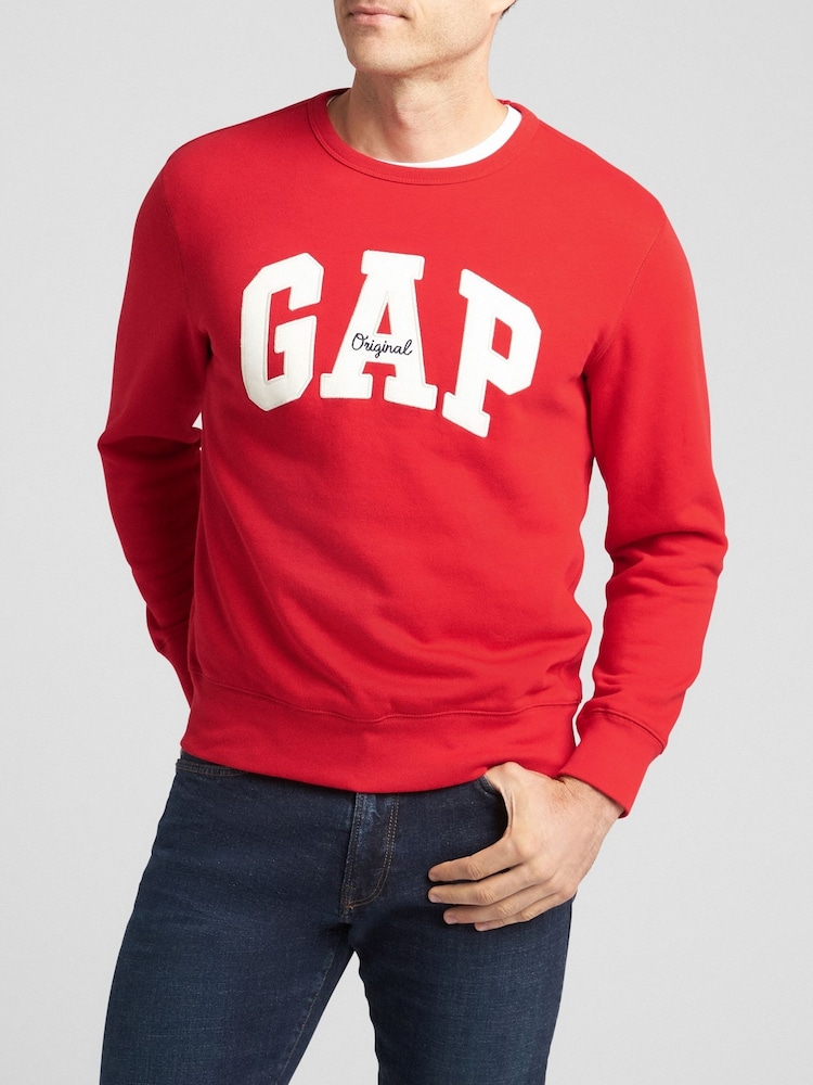Rood - Gap - Original trui met ronde hals en logo - Image 3 of 4
