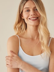Gap White Fitted Adjustable Strappy Top - Image 3 of 7