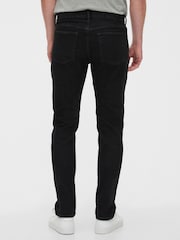 Gap Black Slim Fit Comfort Stretch Tapered Jeans - Image 2 of 3