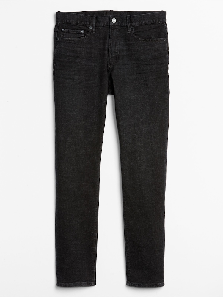 Gap Black Slim Fit Comfort Stretch Tapered Jeans - Image 3 of 3