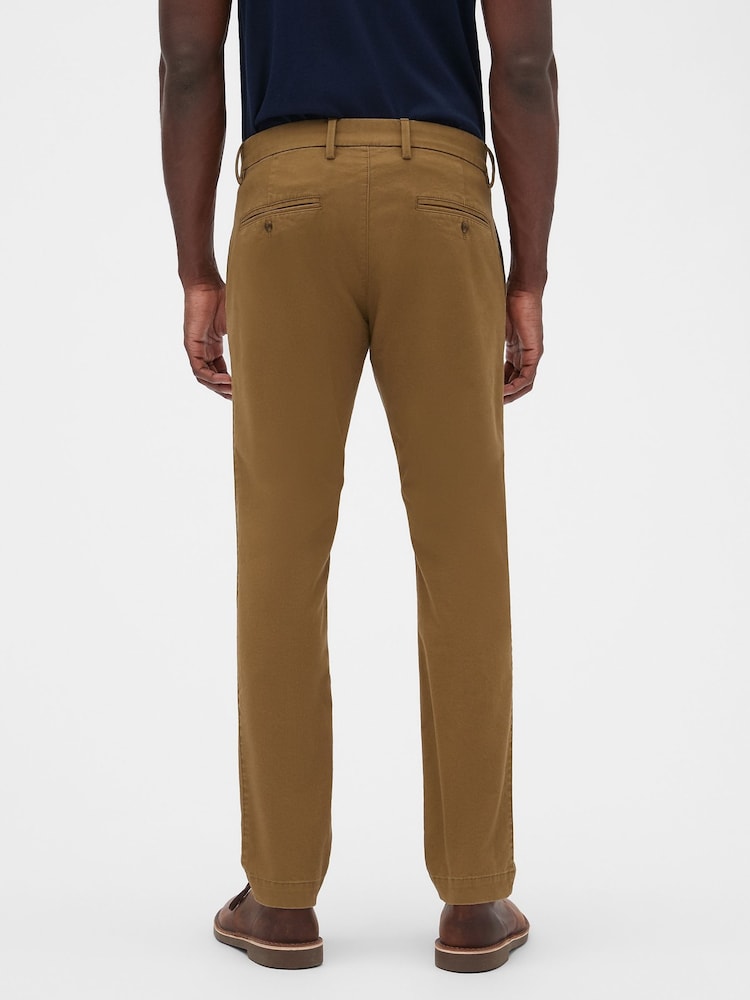 Gap Tan Brown Essential Skinny Fit Chinos - Image 2 of 3