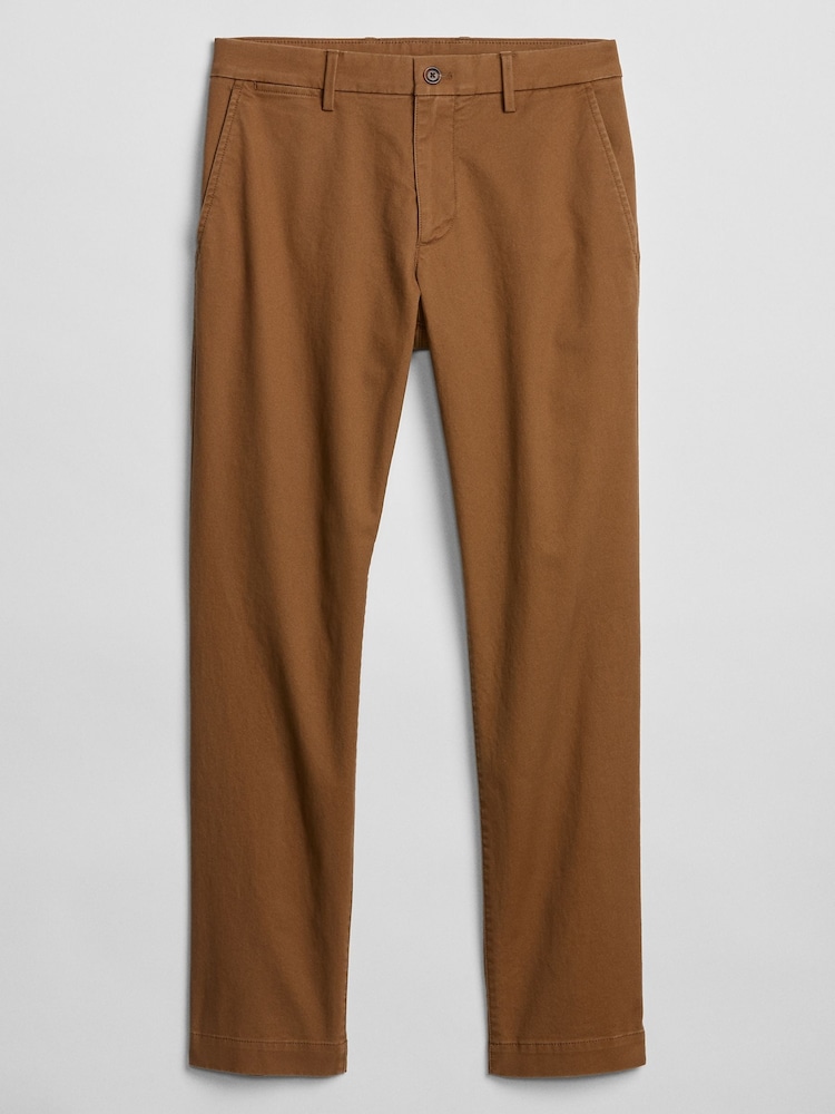 Gap Tan Brown Essential Skinny Fit Chinos - Image 3 of 3