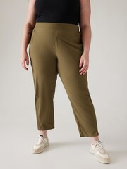 Athleta Brown Brooklyn Mid Rise Featherweight Ankle Trousers - Image 4 of 5