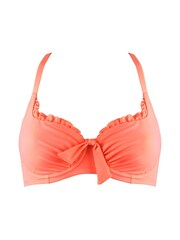 Pour Moi Orange Getaway Underwired Top - Image 1 of 3