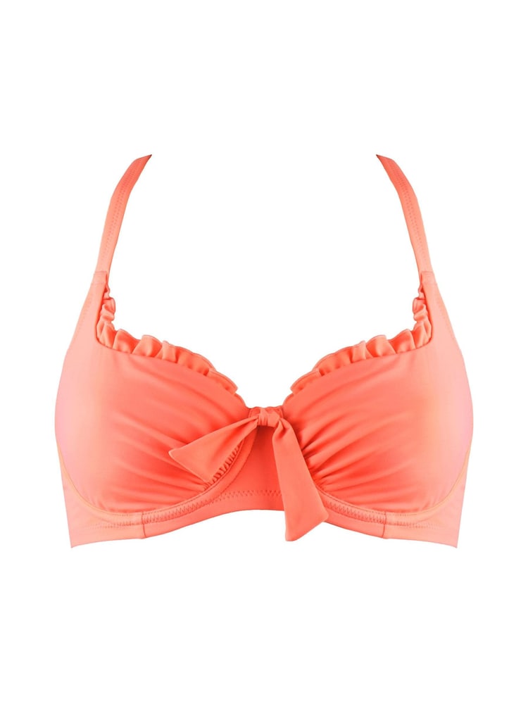 Pour Moi Orange Getaway Underwired Top - Image 1 of 3