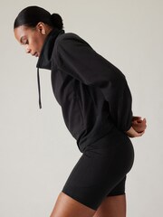 Athleta Black Triumph Hybrid Funnel Neck Sweatshirt - Image 7 of 9